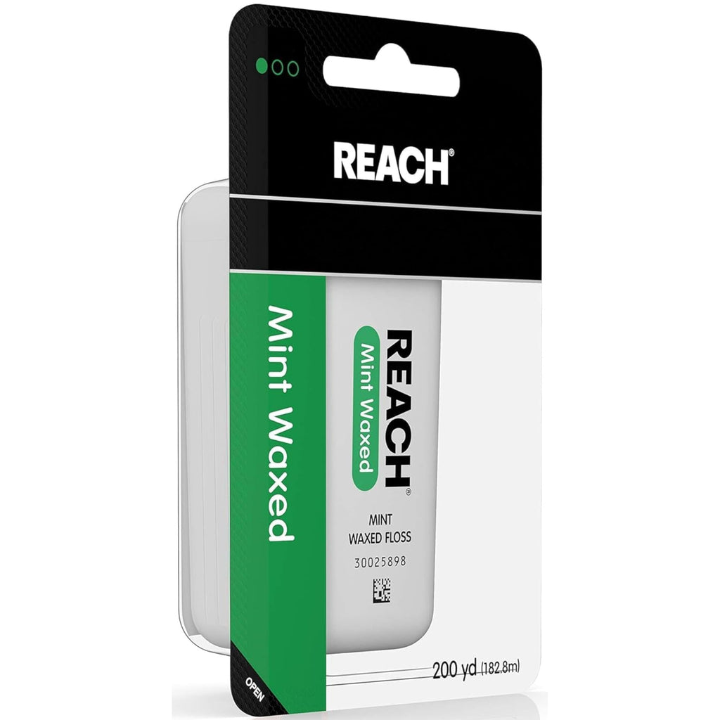 Buy now REACH Mint Waxed Floss 200 Yards (Pack of 2) at indiglob india