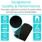 Buy now Vive Walker Handle Cushions - Padded Hand Covers - Soft Cushion Padding Medical for Folding Rolling Wheelchair, Rollator Handle, Senior, Elderly Grippers - Crutch Handle Pad Grips - Mobility Aid at indiglob india