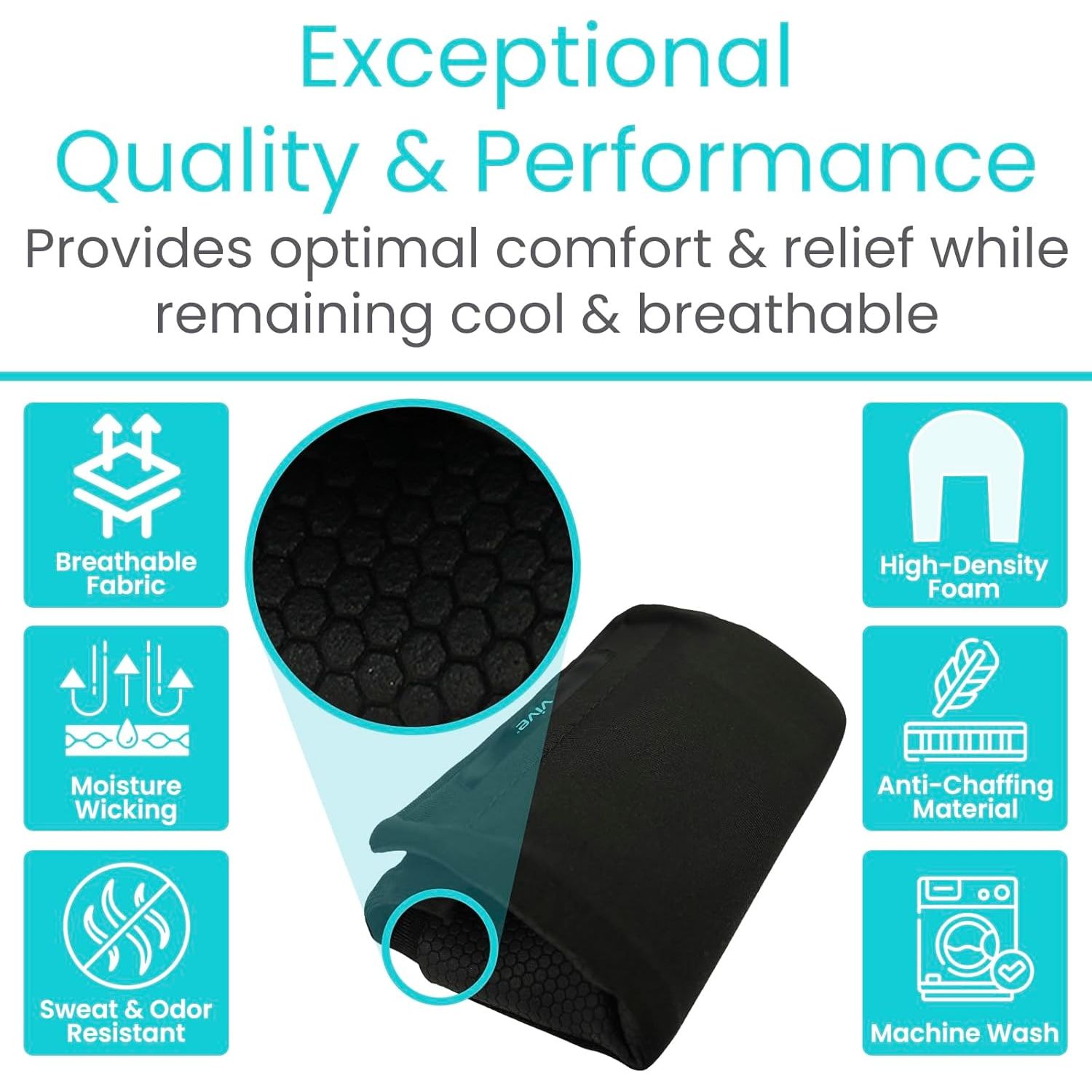 Buy now Vive Walker Handle Cushions - Padded Hand Covers - Soft Cushion Padding Medical for Folding Rolling Wheelchair, Rollator Handle, Senior, Elderly Grippers - Crutch Handle Pad Grips - Mobility Aid at indiglob india