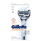 Gillette SkinGuard Razors, 1 Gillette Razor, 4 Razor Blade Refills, Designed for Men with Skin Irritation, Razor Bumps, and Sensitive Skin