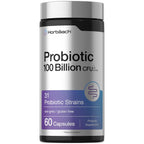 Horbäach Probiotic 100 Billion CFU | 60 Capsules | 31 Probiotic Strains