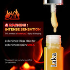 Laka Spicy Lip Plumper - Maximum Extra Strength (For Experienced Users) | Clear Glass-like High-Shine Lip Gloss | Lip Volumizer Serum, Non-Sticky | K-Beauty, 0.14oz