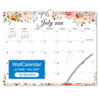 2026-2027 Wall Calendar - 18 Months Wall Calendar 2026-2027 with Thick Paper, Jul 2026 - Dec 2027, 14" x 11", Twin-Wire Binding, Home or Office Calendar for Easy Organizing