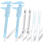Buy now Teling 6 Pieces Eyebrow Tools Eyebrow Measuring Ruler Microblading White Marker Pen with Paper Ruler Skin Marker Permanent Makeup Position Mark Tools for Lips Skin Default at indiglob india