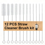 Straw Cleaner Brushes Sets for Stanley Mug,A Set of 12,Crevice Cleaning Brush Long Straw Brushfor Sippy Cup,Tumbler,Water Bottle