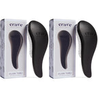Buy now Crave Naturals Glide Thru Hair Brush - Detangler Brush for Curly, Straight, Wet or Dry Hair - Gentle Detangling Brushes for Adults, Kids, Toddlers - Hair Accessories for Women, 7.5x3" - Pink at indiglob india