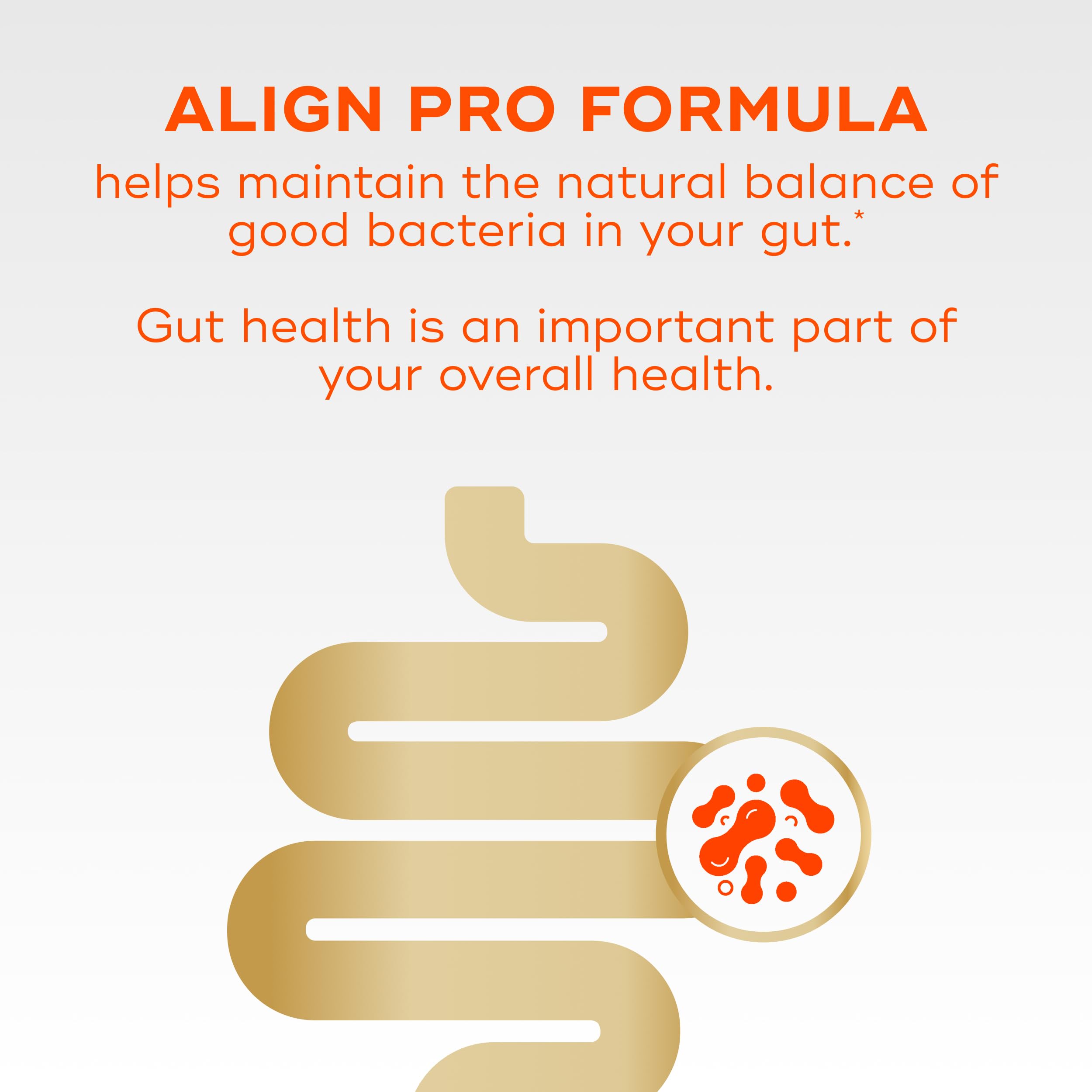 Align Probiotic, Pro Formula, Probiotics for Women and Men, Probiotics for Digestive Health, Men and Womens Probiotic Capsules Help Relieve Occasional Bloating & Gas*, 63 Capsules