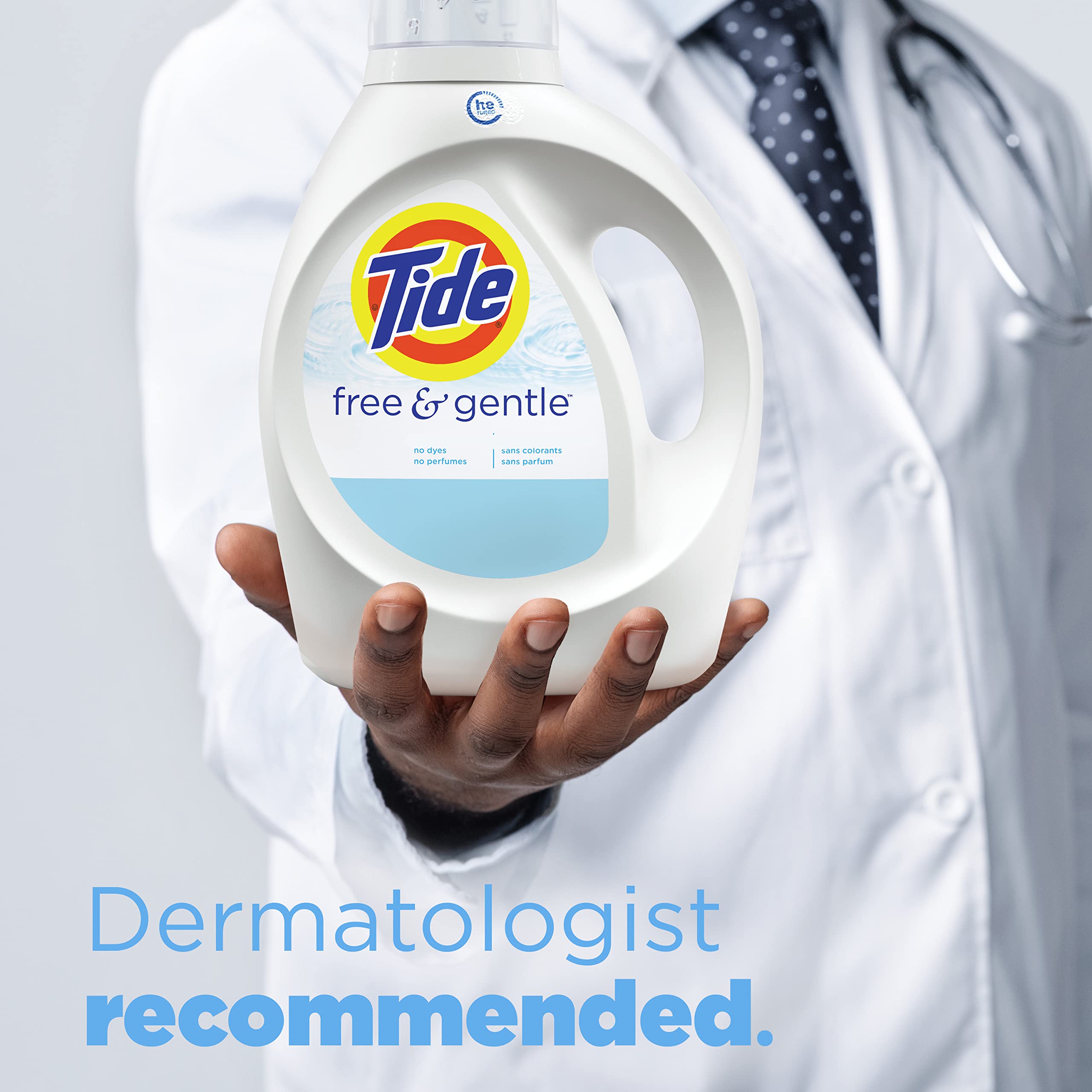 Buy now Tide Free & Gentle Liquid Laundry Detergent, 80 Loads, 105 fl oz, Tide Laundry Detergent, Clean Laundry Detergent at indiglob india