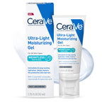 CeraVe Ultra-Light Moisturizing Gel, Niacinamide Face Moisturizer, 1.75oz | Oil-Free Hyaluronic Acid & Ceramide Gel Skin Care Formula Hydrates To Act As A Lightweight Moisturizer For Oily Skin