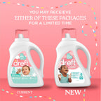 Dreft Toddler Liquid Laundry Detergent, Fights Stains, Removes Odors, 45 loads, 60 fl oz