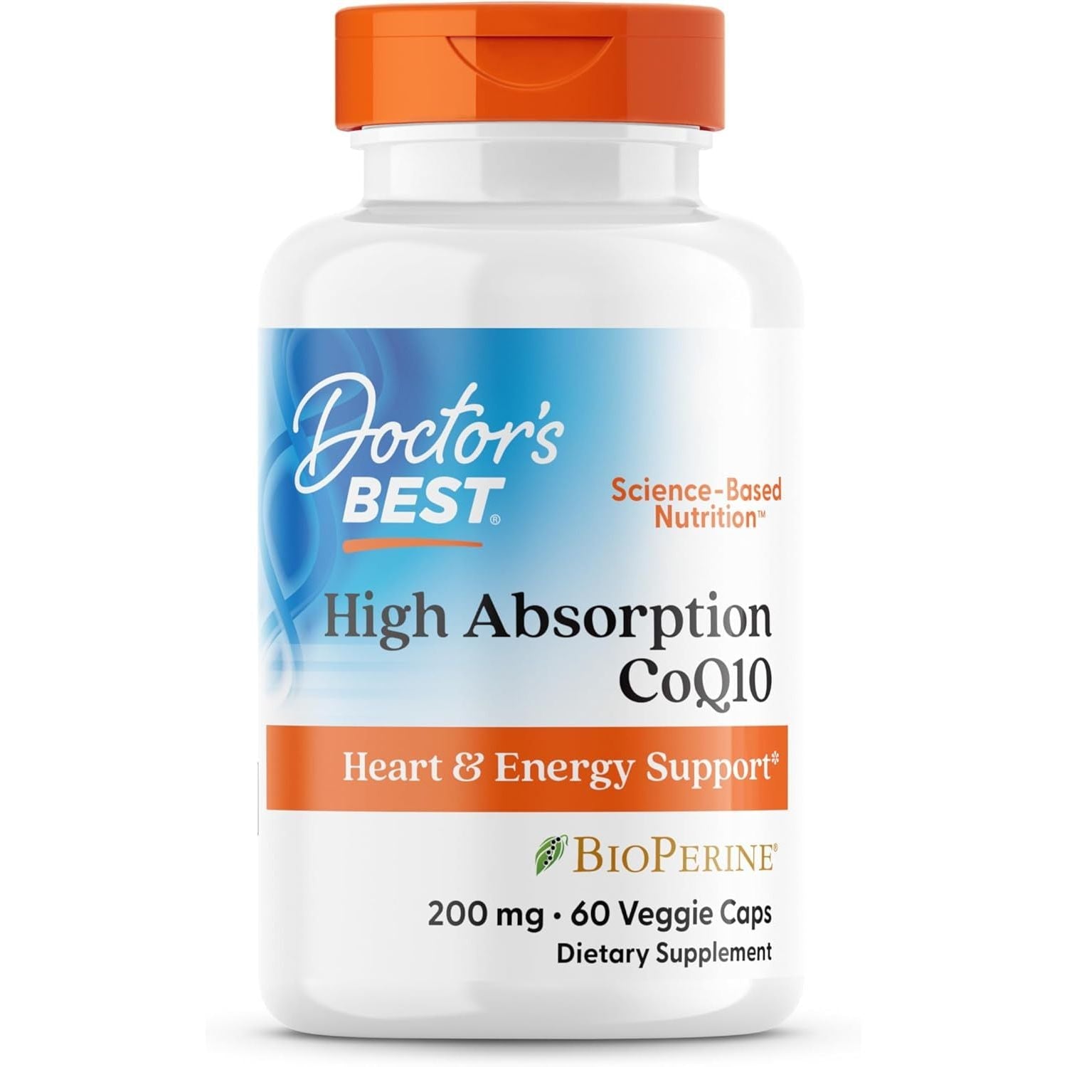 Buy now Doctors Best High Absorption CoQ10, Heart & Energy Support*, USP Verified, Naturally Fermented CoQ10, Non-GMO, Gluten Free, Soy Free, Vegan 60 Veggie Caps at indiglob india