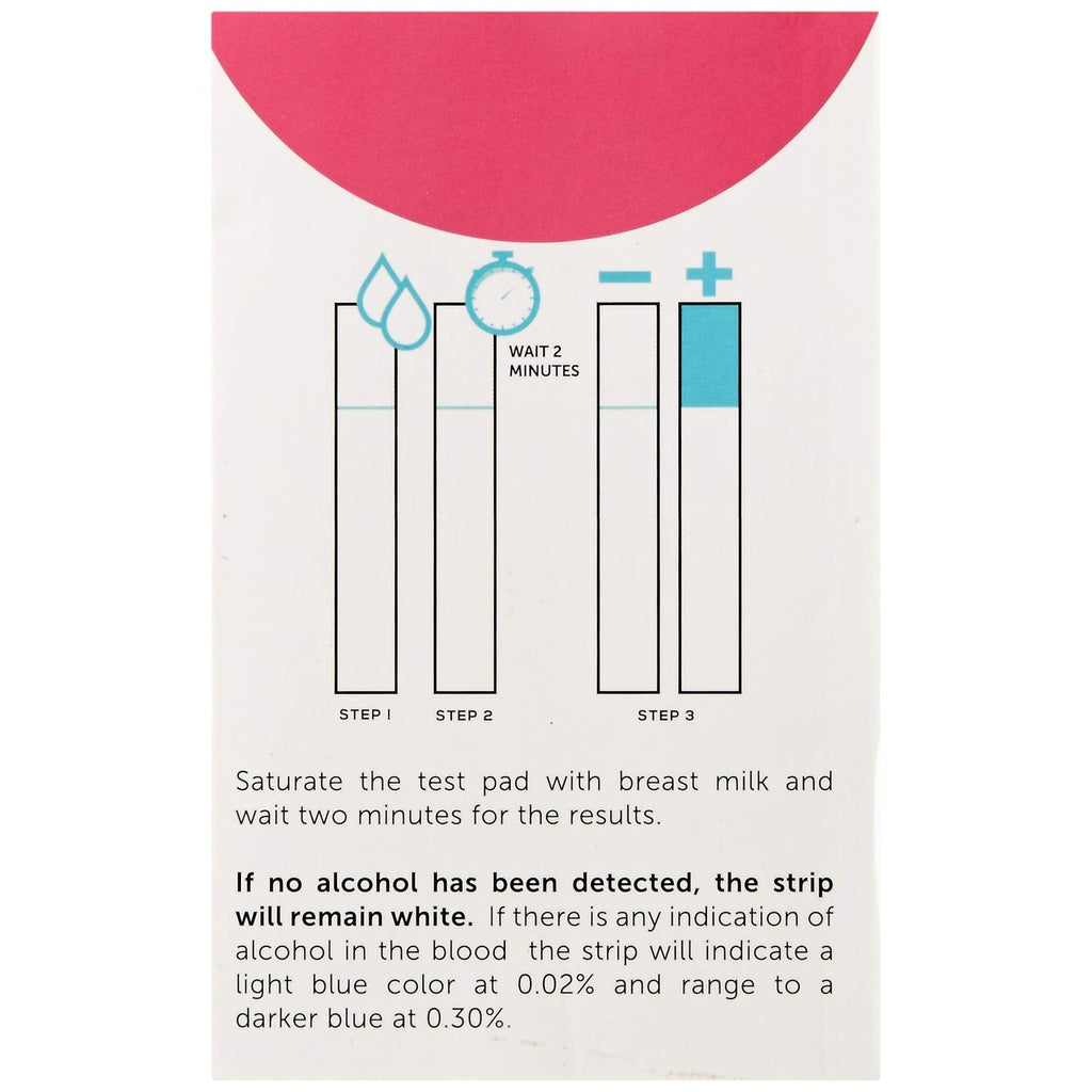 Buy now Breastmilk Alcohol Test Strips for Breastfeeding Moms 12 Strips - Quick Result Reliable Breastmilk Tests for The Presence of Alcohol in Breast Milk with Graded Results by Miloo at indiglob india