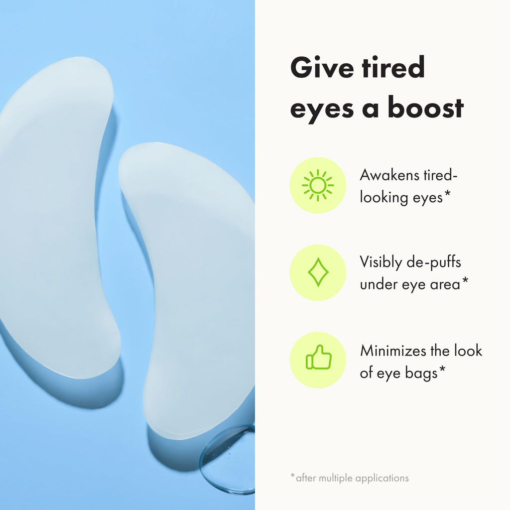 HERO COSMETICS Mighty Patch for Tired Eyes Patches, 6 Count | 3 Pairs, Soothing Hydrogel Patches, Helps Awaken and Visibly De-puff Undereyes