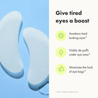 HERO COSMETICS Mighty Patch for Tired Eyes Patches, 6 Count | 3 Pairs, Soothing Hydrogel Patches, Helps Awaken and Visibly De-puff Undereyes