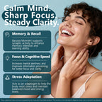 Organic Bacopa Monnieri Supplement 300 mg, Standardized to ≥55% Bacosides