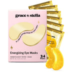 Buy now grace & stella Award Winning Under Eye Mask - Gifts for Women - Reduce Dark Circles, Puffy Eyes, Wrinkles, Under Eye Patches - Birthday, Bachelorette Party Favors - Vegan Self Care (24 Pairs, Pink) at indiglob india