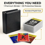 Playbill Binder with Sleeves, Broadway Showbill Organizer Gifts for Theater