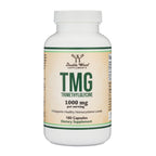 TMG Betaine Anhydrous 1,000mg, 99%+ Purity, Methylation, 180 Capsules | Methylation + Training Supplement, 99%+ Purity Single-Ingredient, Recovery Support, Clean Powder Cap, 90 Servings
