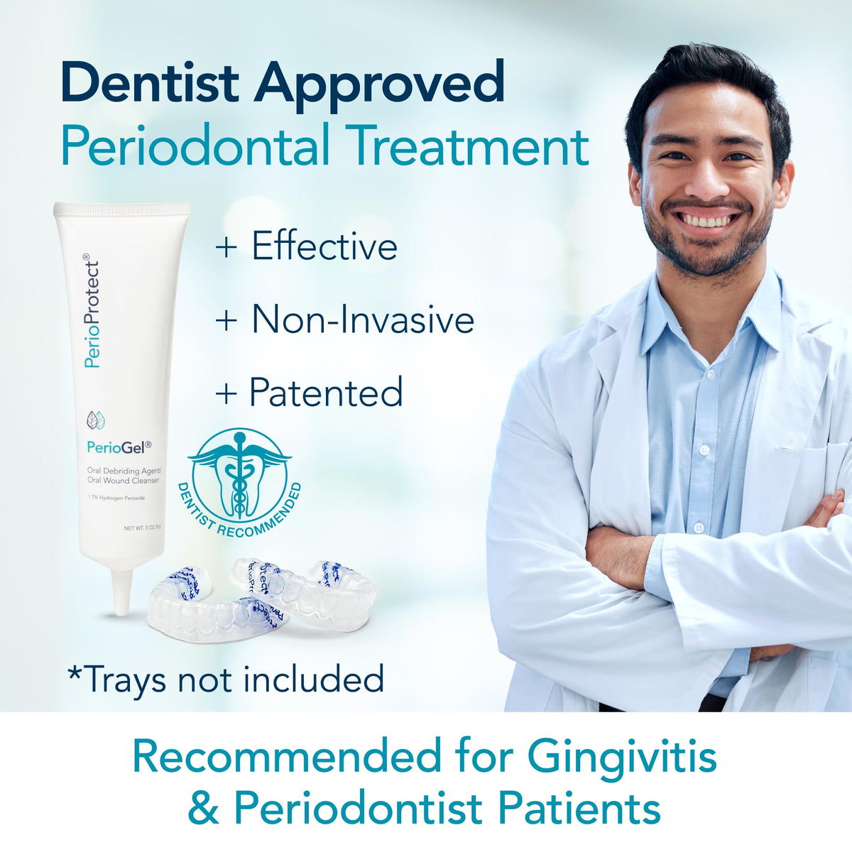 Perio Gel | Periodontal Treatment for Teeth | Promotes Teeth Whitening (3 oz.)