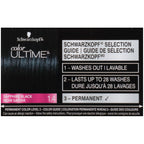 Schwarzkopf Color Ultime 1.4 Sapphire Black Hair Dye, Permanent Intense Black with Diamond Brilliance, Fade-Resistant, Covers Grays, All Hair Textures (Pack of 2)