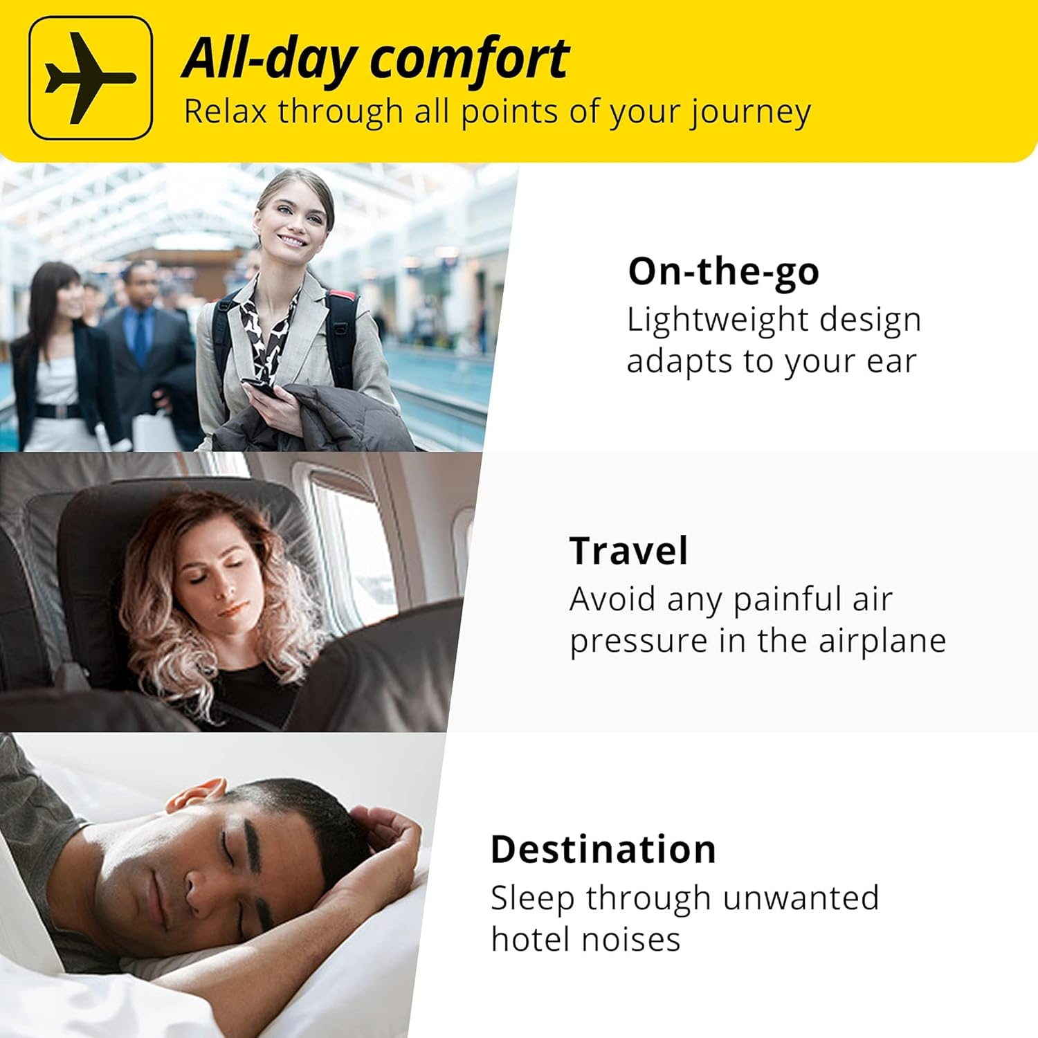 Buy now Alpine FlyFit - Earplugs for Pressure Relief & Preventing Ear Pain While Flying - Airplane Travel Essentials - Comfortable Reusable Hypoallergenic Earplugs with Ultra Soft Filter at indiglob india