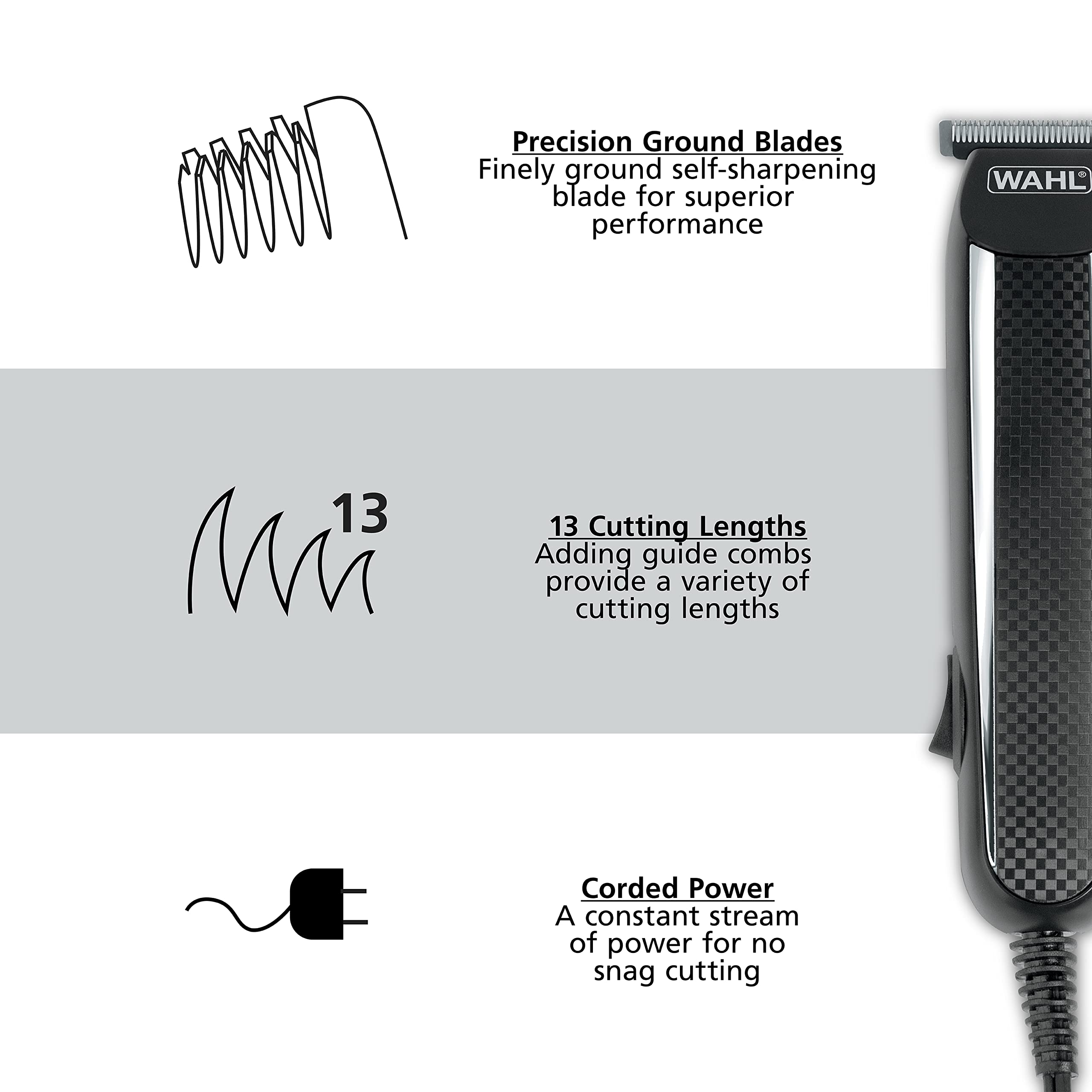 Buy now Wahl PowerPro Corded Detailer Trimmer Kit for Mens Grooming Æ’?? for Beard, Mustache, Stubble, Ear, Nose, & Body Grooming Æ’?? Model 9686 at indiglob india