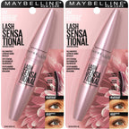 Buy now Maybelline Lash Sensational Washable Mascara, Lengthening and Volumizing for a Full Fan Effect, Blackest Black, 2 Count at indiglob india