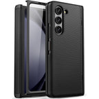 Buy now for Samsung Galaxy Z Fold 5 Case with Screen Protector & Hinge Protection, Slim Fit Shockproof Lightweight Durable Hard PC Cover Phone Case for Samsung Galaxy Z Fold 5 5G 2023, Black at indiglob india