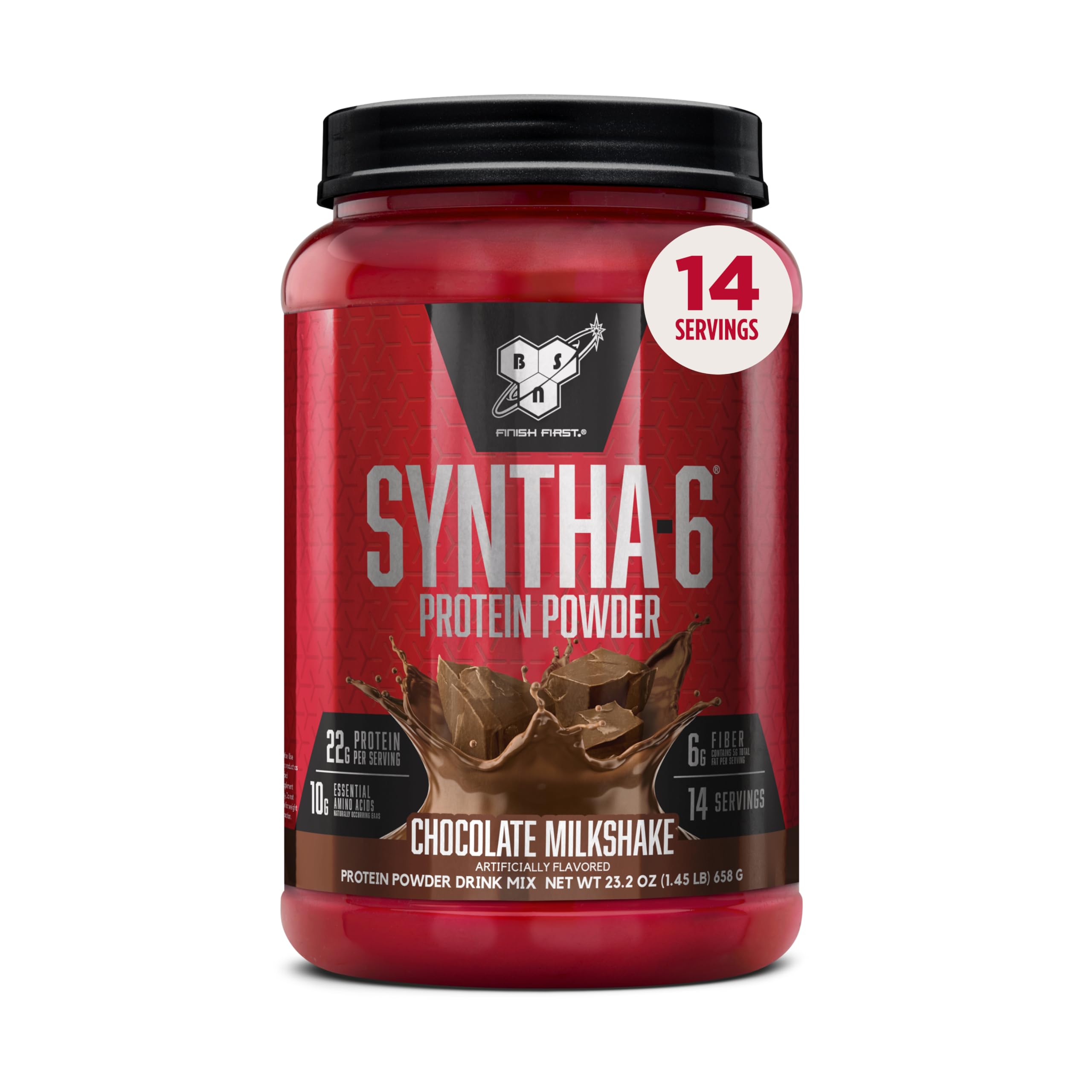 Buy now BSN SYNTHA-6 Whey Protein Powder with Micellar Casein, Chocolate Milk Protein Isolate Powder, Chocolate Milkshake, 97 Servings (Package May Vary) at indiglob india