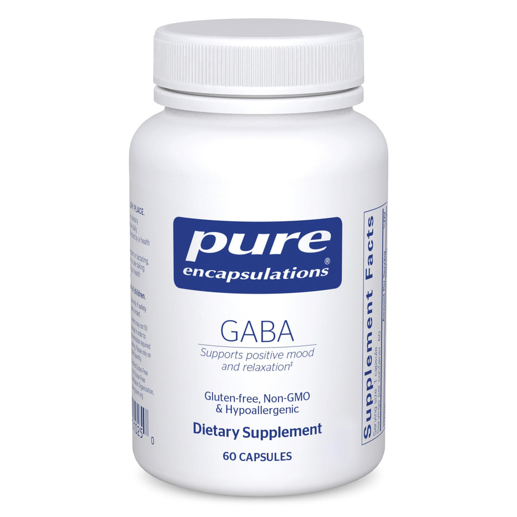 Pure Encapsulations GABA, 120 Capsules | Supplement to Support Relaxation and Moderation of Occasional Stress*, with Premium GABA Amino Acids