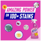 Vanish Oxi Action Pre-Treat For Tough Stains, Fabric Stain Remover Spray, Effective On 100+ Stains, Chlorine Bleach Free Formula, Safe on Everyday Fabrics, 500 ml, Pack of 1