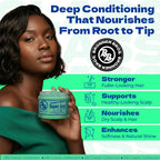Bronner Bros Maximum Strength Super Gro Hair Grease & Scalp Treatment, 6oz | Hair Dress for Dry Scalp, Breakage Support, Shine & Healthy Hair, With Coconut Oil, Vitamins, Sage & Sulfur, All Hair Types