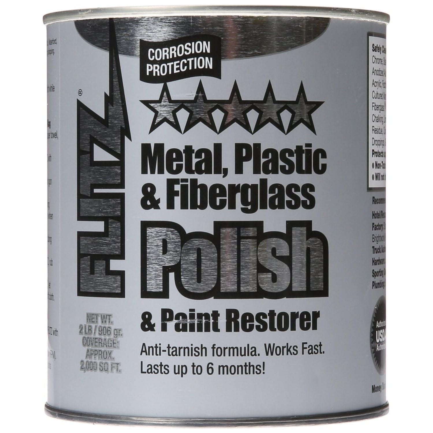 Buy now Flitz Multi-Purpose Metal Polish Paste - 1.76oz Tube of USA-Made Chrome Polish - Works on Stainless Steel, Aluminum, Plastic, Jewelry and Cars - Non-Abrasive Cleaner & Rust Remover (1 Pack) 2 LB 6 at indiglob india