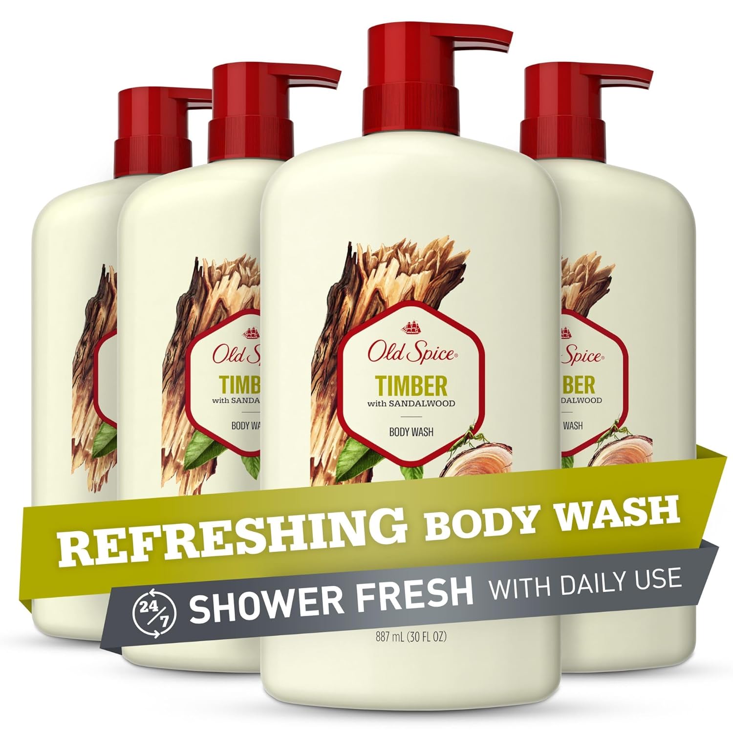 Buy now Old Spice Body Wash Red Zone, Swagger, 16-Ounce Bottle (Pack of 3) 4 Count (Pack of 1) at indiglob india