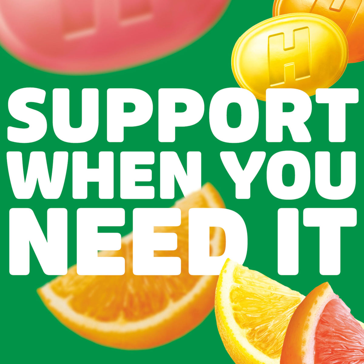 HALLS Defense Citrus Sugar Free Vitamin C Dietary Supplement Drops, 300 ct