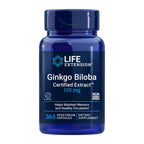 Life Extension Ginkgo Biloba Certified Extract, 120 mg, 365 Capsules