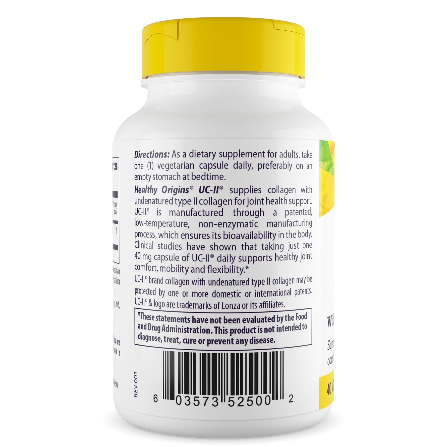 Healthy Origins UC-II Collagen 40 mg, 120 Veggie Caps