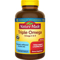 Nature Made Triple Omega 3 6 9 Supplements, 150 Softgels | Fish Free Omega 3 Fatty Acid Supplement with Flaxseed, Safflower & Olive Oils, Heart Health Support, 75 Day Supply