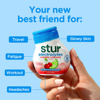Stur Electrolyte Water Enhancer | Sweetened with Stevia | High in Antioxidant Vitamin C | Sugar Free | Zero Calories | Keto | Vegan | 5 Bottles, Makes 90 Drinks (Cherry Limeade)