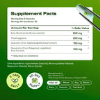 Cata-Kor NMN Supplement – 4-in-1 NAD Supplement with Quercetin | TMG | Resveratrol – NMNH Alternative – Supports Cellular Energy & NAD+ Level – 60 Capsules – Third-Party Tested (1 Pack)