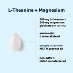 Micro Ingredients L-theanine 200mg Per Serving with Magnesium Glycinate | Made with Coconut & MCT Oil | 400 Softgels | 2-in-1 Formula | Amino Acid & Mineral Complex | Non-GMO, Gluten Free, Soy Free