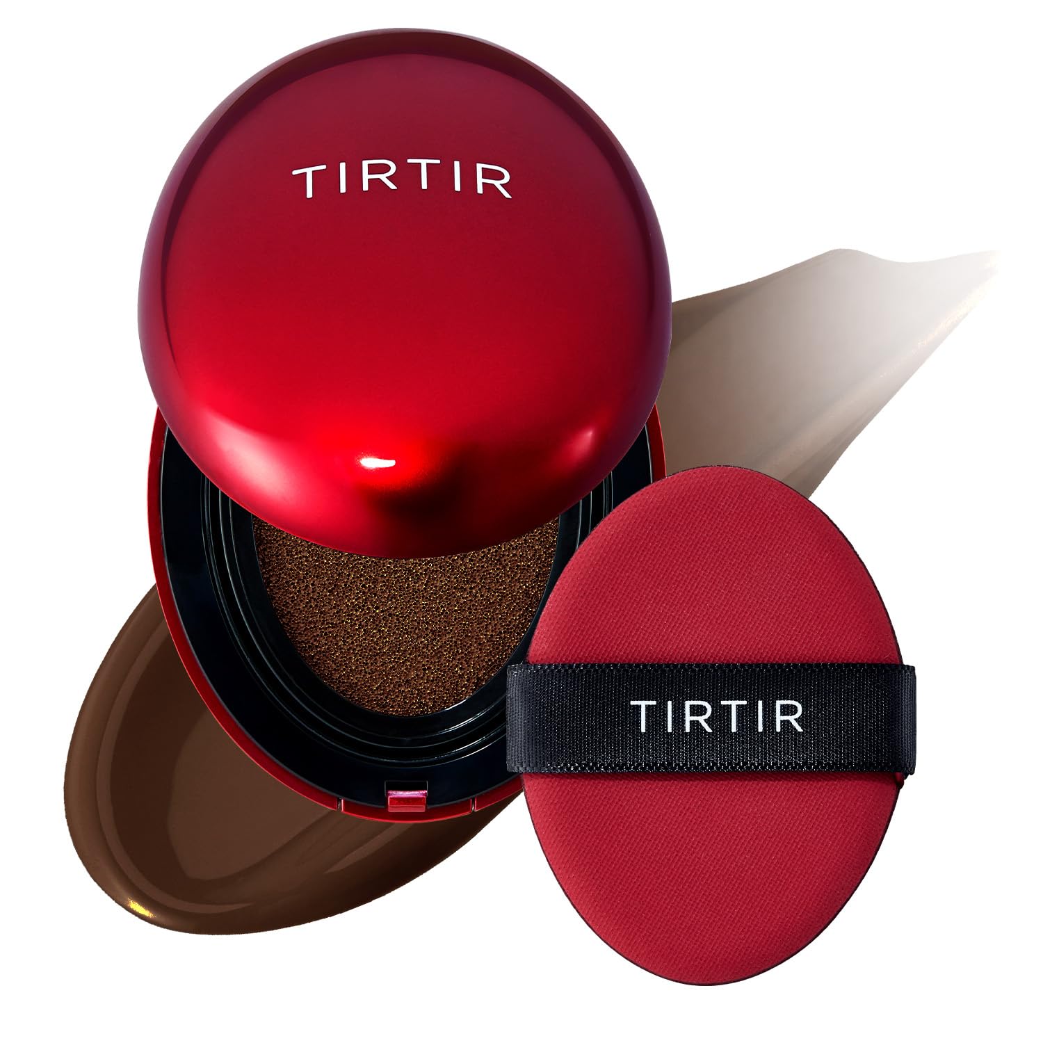 Buy now TIRTIR Mask Fit Red Cushion Foundation | Full coverage, Weightless, Skin fit, Satin Glow Finish, Korean Makeup BB Foundation, beauty, Tattoo cover up, Buildable (#21N Ivory, 0.63 Fl Oz) 51N Fudge 0.15 Fl Oz (Pack of 1) at indiglob india