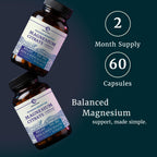Magnesium Citrate Complex 500 MG, Constipation, Calm & Relaxation Support | High Absorption Magnesium Supplement, Digestion Support, Citrato de Magnesio, Non-GMO & Soy-Free, 60 Mag Citrate Capsules