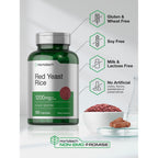 Horbäach Red Yeast Rice 1200 mg | 120 Capsules