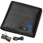 Buy now Anti-Lost Bluetooth Wallet Tracker & Finder GPS Position Locator Mens Slim Minimalist trackable Cool Leather Wallet Credit Card Holder (Coffee) (Coffee, Horizontal) (Black, Horizontal) at indiglob india