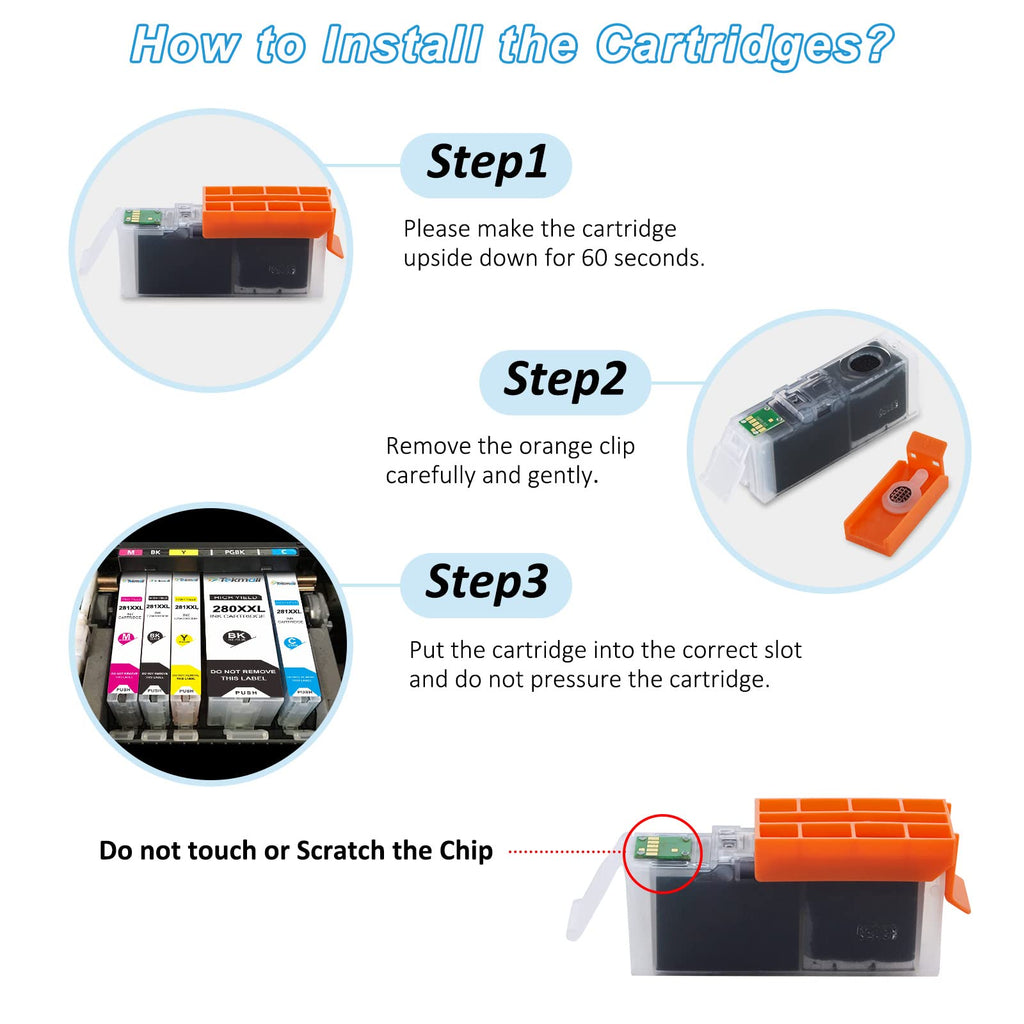 PGI-280XL CLI-281XL Compatible Ink Cartridges