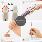 Pentel Art Multi 8 Set (XPH804ST), Mechanical Pencil with 8 Color Leads (2.0mm), Includes Sharpener and 12 Refill Leads with Cases, For Sketching, Drafting, Illustrations, and Journaling