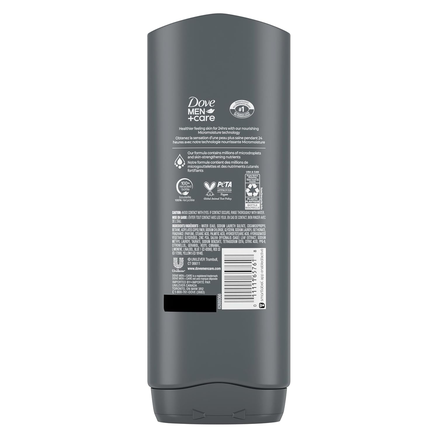 Buy now Dove Body and Face Wash Reviving Minerals + Sage Body Wash for Men with 24-Hour Nourishing Micromoisture Technology, 18 oz at indiglob india