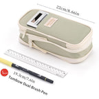 Buy now EASTHILL Big Capacity Pencil Case Large Pencil Pouch Stationery Pen Bag for Teen Girls-Green at indiglob india