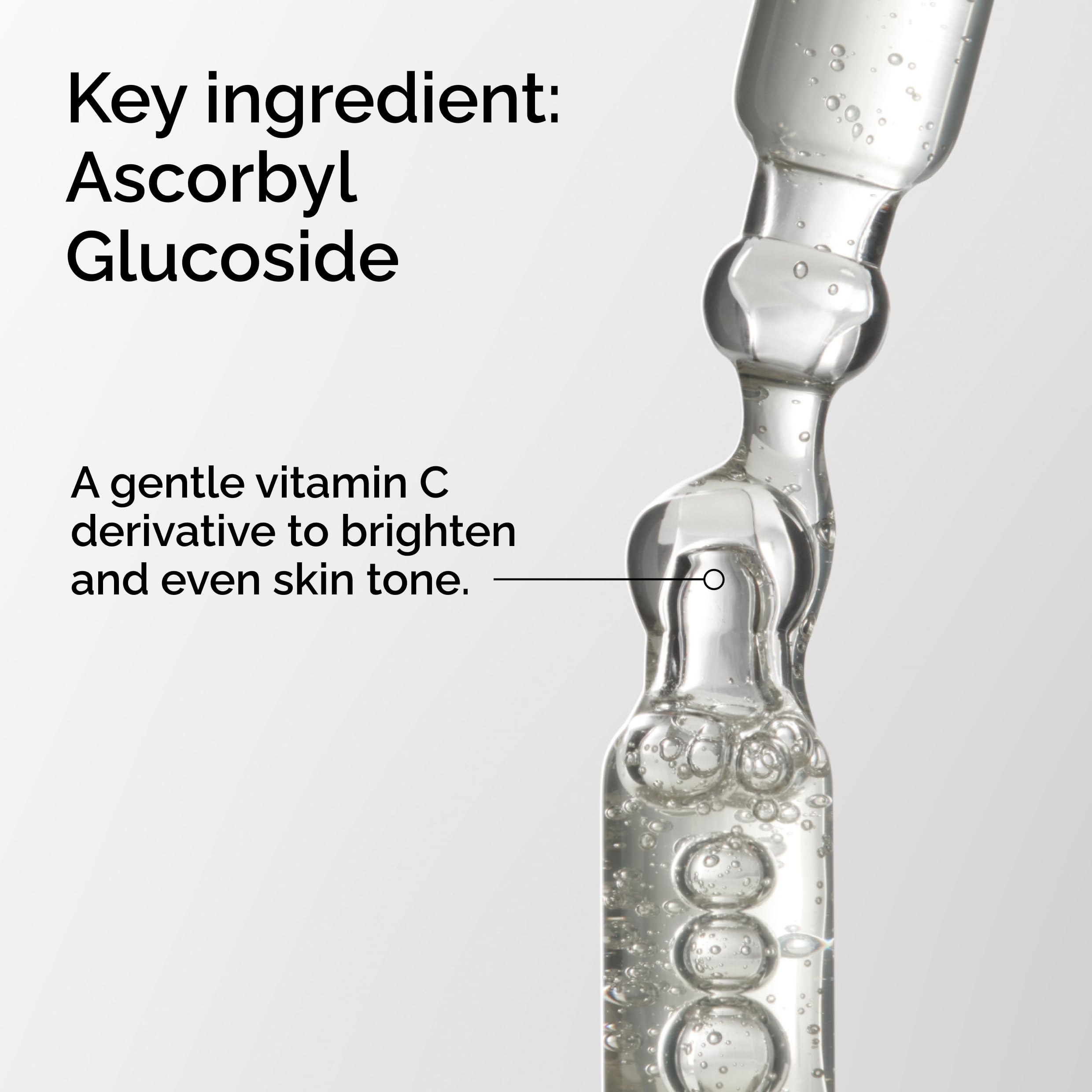 Ascorbyl Glucoside Solution 12%, Vitamin C Serum for Even Skin Tone and Antioxidant Protection, 1 Fl Oz